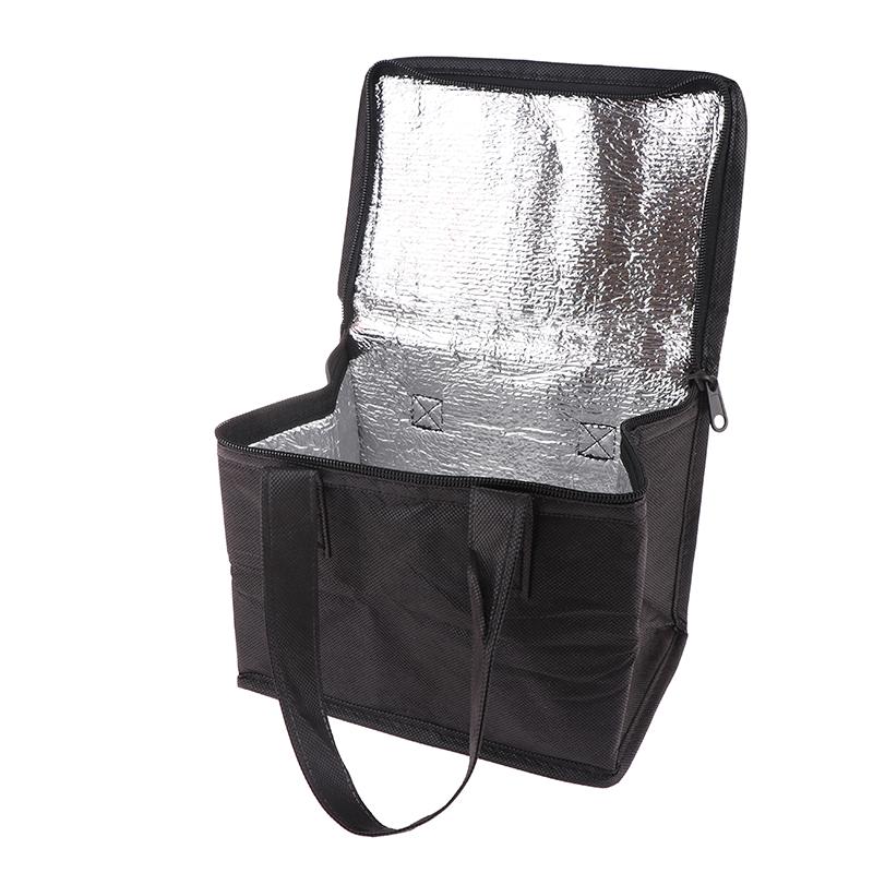 Geantă frigorifică portabilă pentru prânz, cu izolație pliabilă, pentru picnic, pachet cu gheață, pungă termică pentru alimente, purtător de băuturi
