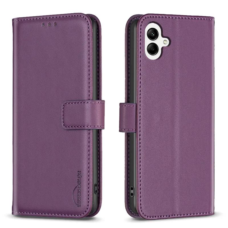 Portfel Etui Klapka na Dla Samsung Galaxy A05 Klasyczny Telefon Skórzane Etui Dla A05 A 05 SM-A055F A055 6.7" Etui Kieszeń na Karty Tylna Pokrywa