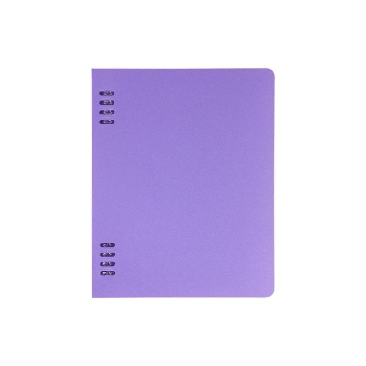 Multifunctional Binder PP Binder Rings Binder Push-Pull Cover пурпурный d