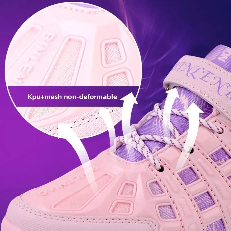 LED Renn-Rollschuhschuhe mit 4 Rädern Kinder-Rollschuhschuhe Speed Sneaker Schuhe für Mädchen Sneaker mit Rädern