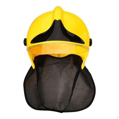 Kinder-Feuerwehrmann-Helm, Feuerwehrmann-Kostümzubehör, Hut, für Jungen und Mädchen