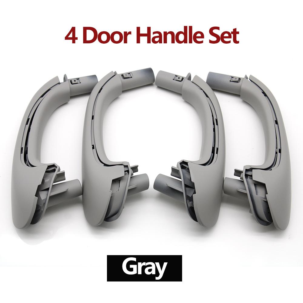 2pcs/4pcs Car Front Left Right Interior Door Pull Handle Set Replacement For Mercedes Benz W203 C Class Sedan 2000-2007