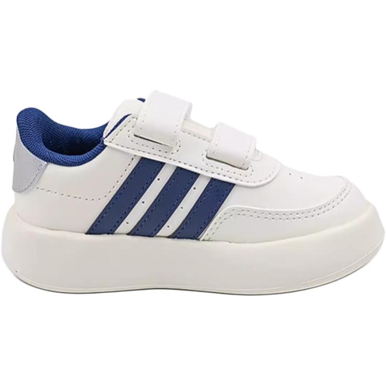Adidas Breaknet 2.0 Comfortable Versatile Non-Slip Durable Low-Top Training Shoes Baby Sneakers White Blue JR5867