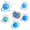 Handheld Grip Ball Five Strengthening Massage Squeeze Stress Strength Training for Adults Athletes