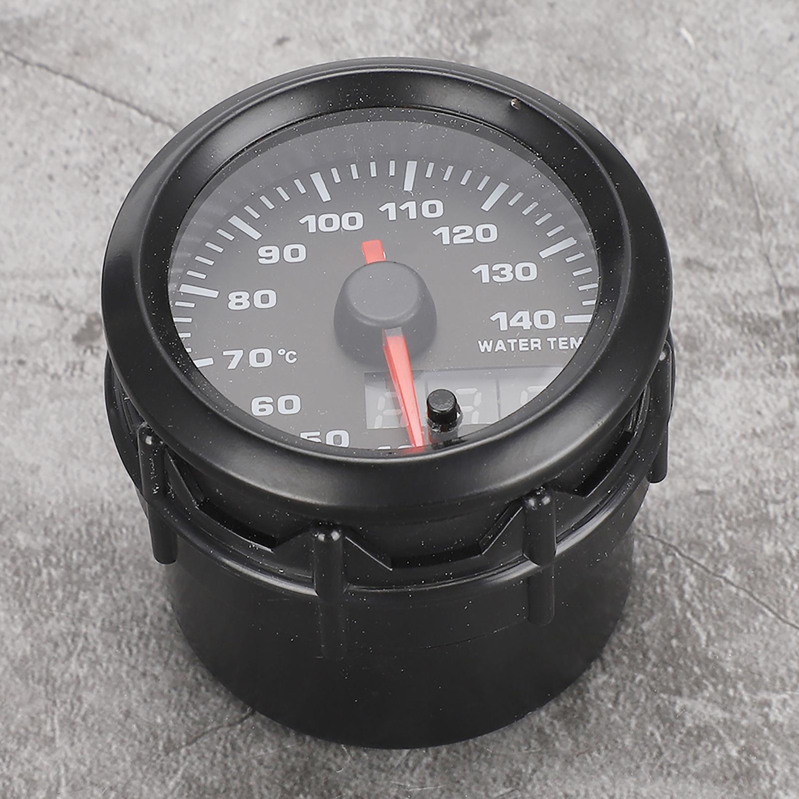 

2 дюйма 52 мм автомобильный электронный измеритель температуры воды аналоговый датчик температуры с датчиком 7 цветов светодиодный универсальный