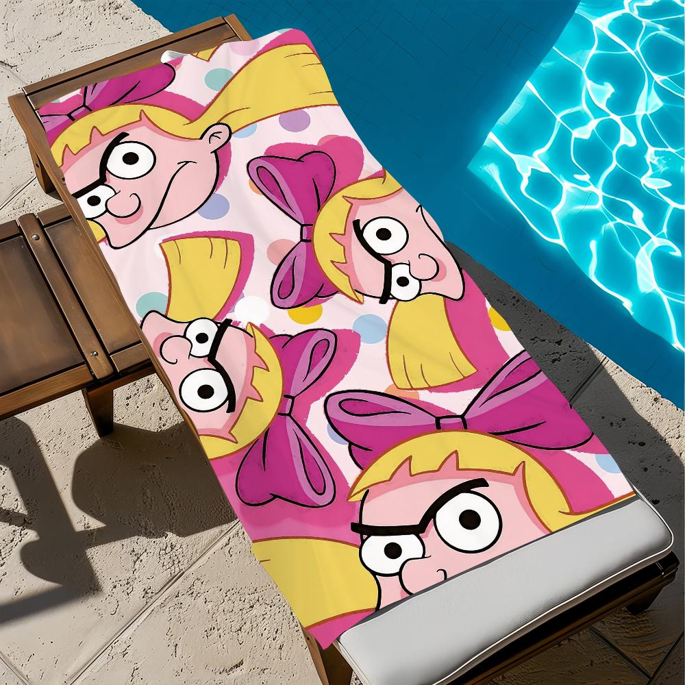 H-hey Cute Cartoon A-arnold Towel Beach Quick Dry Soft Pool Towels Gift for Travel Gym Shower Camping Sports