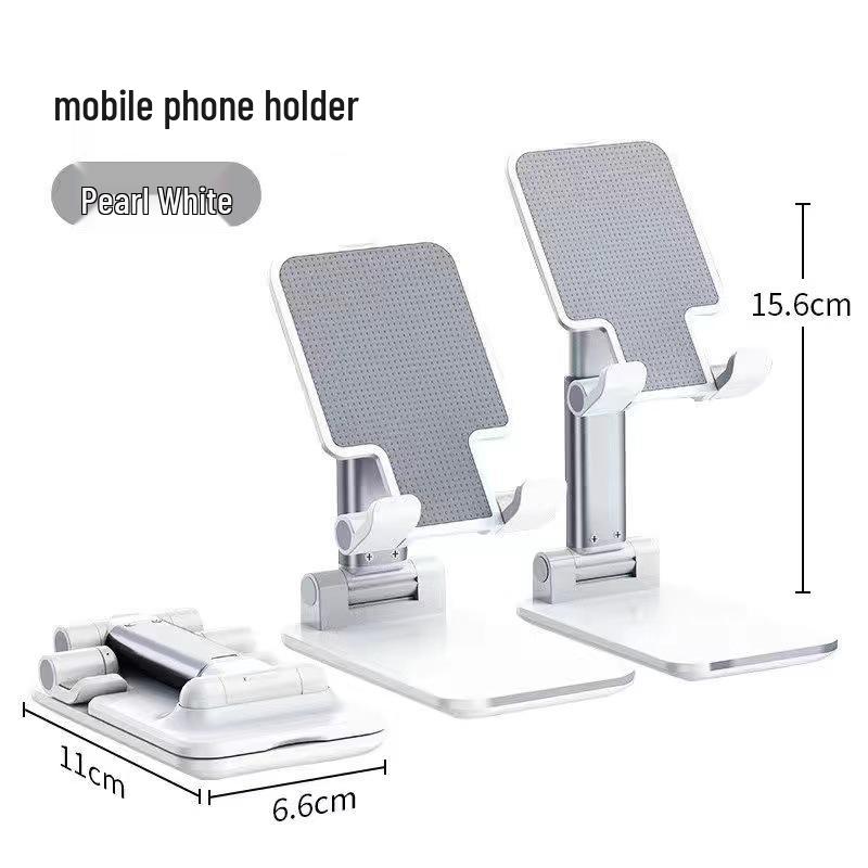 Adjustable & Portable Universal Phone/Tablet Stand: Foldable, Multi-functional, Perfect for Watching TV. белый