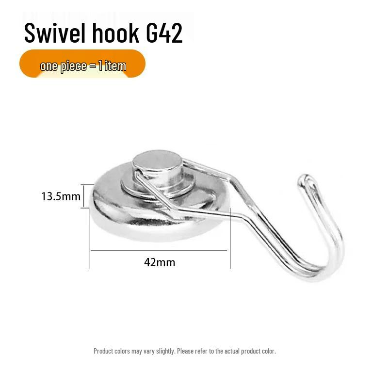 Heavy-Duty Magnetic Hook for Kitchen & Bathroom - Strong, Nail-Free Design
