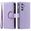 Style 012 for Samsung Galaxy A36 5G Case Zipper Pocket Glitter Leather Phone Cover