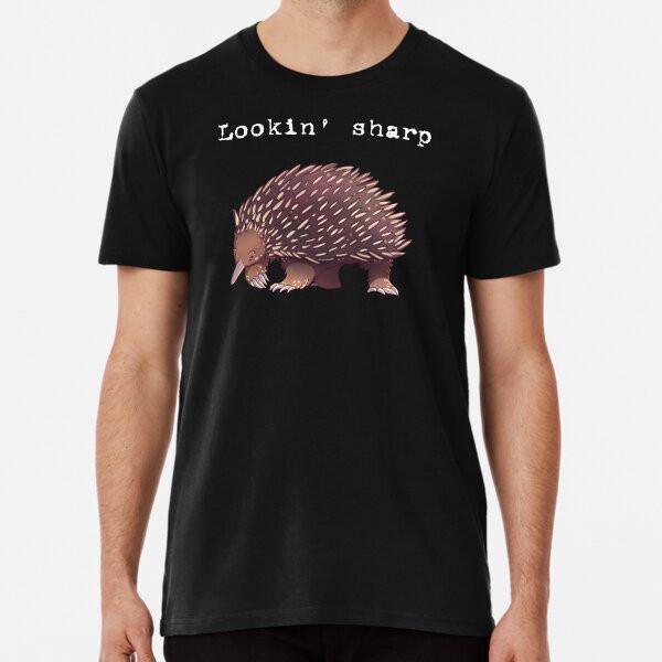 Echidna Lookin#039; Sharp TShirt Made in Australia Unisex T-Shirt XL