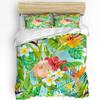 Plant Flower Hummingbirds Bedding Set 3pcs Boys Girls Duvet Cover Pillowcase Kids Adult Quilt Cover Double Bed Set Home Textile