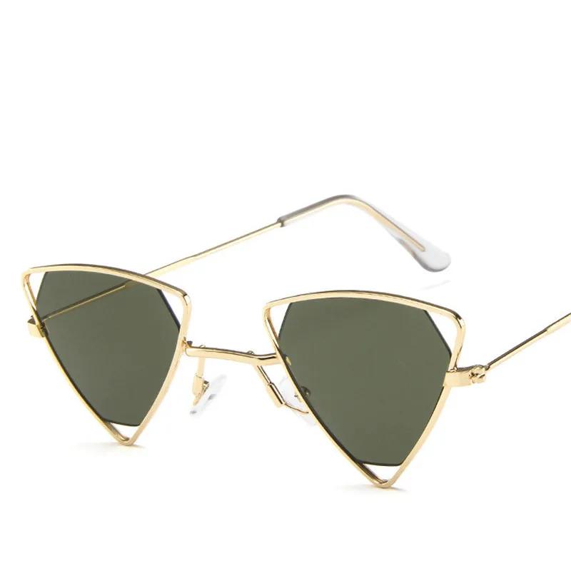 Retro Alloy Sunglasses Men Hollow Eyewear Candy Colors Gradient Gothic Sun Glasses for Women Metal Frame