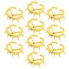 10pcs CalF weaning Nose Rings Plastic Weaning Spiked Ring Preventing Suckling