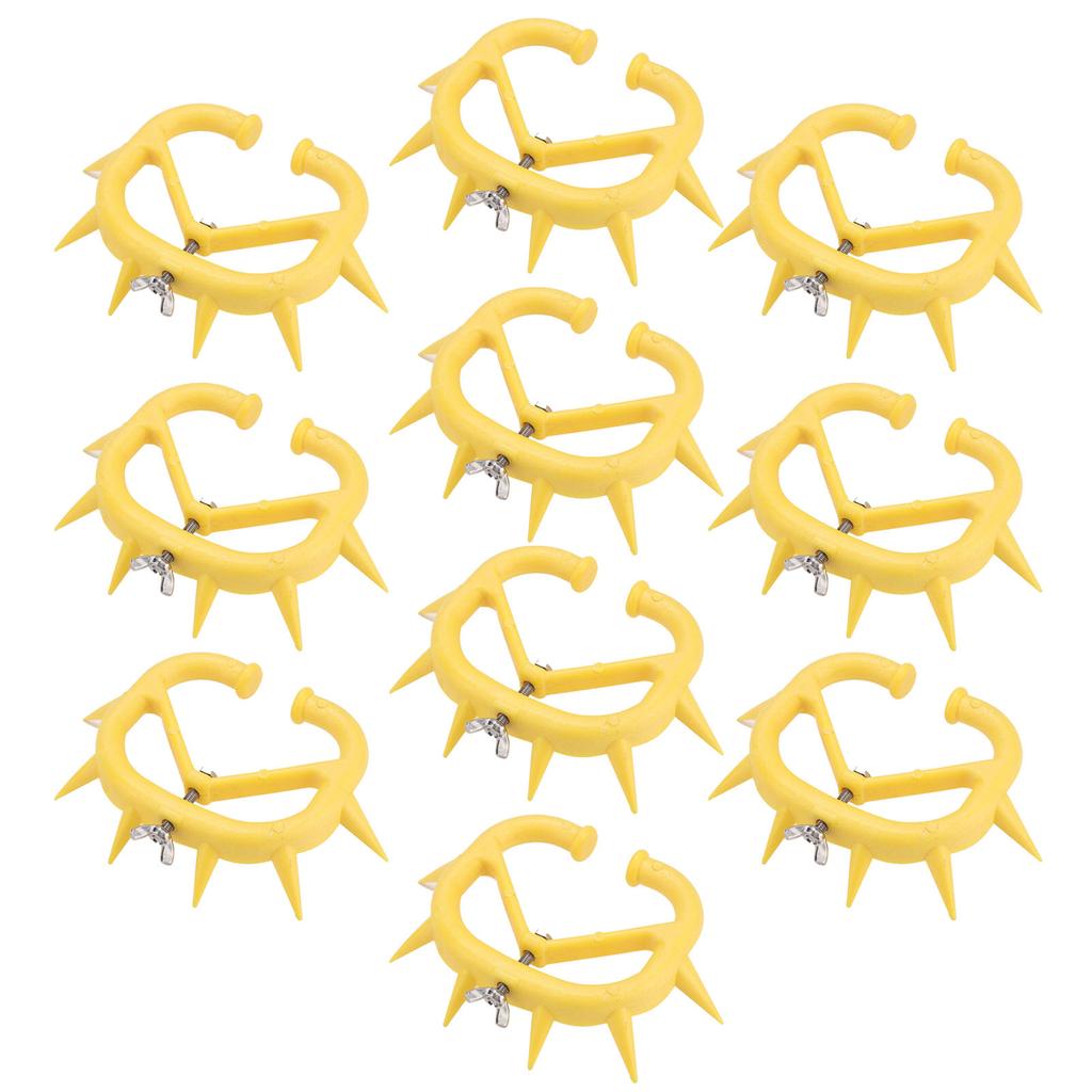 10pcs CalF weaning Nose Rings Plastic Weaning Spiked Ring Preventing Suckling