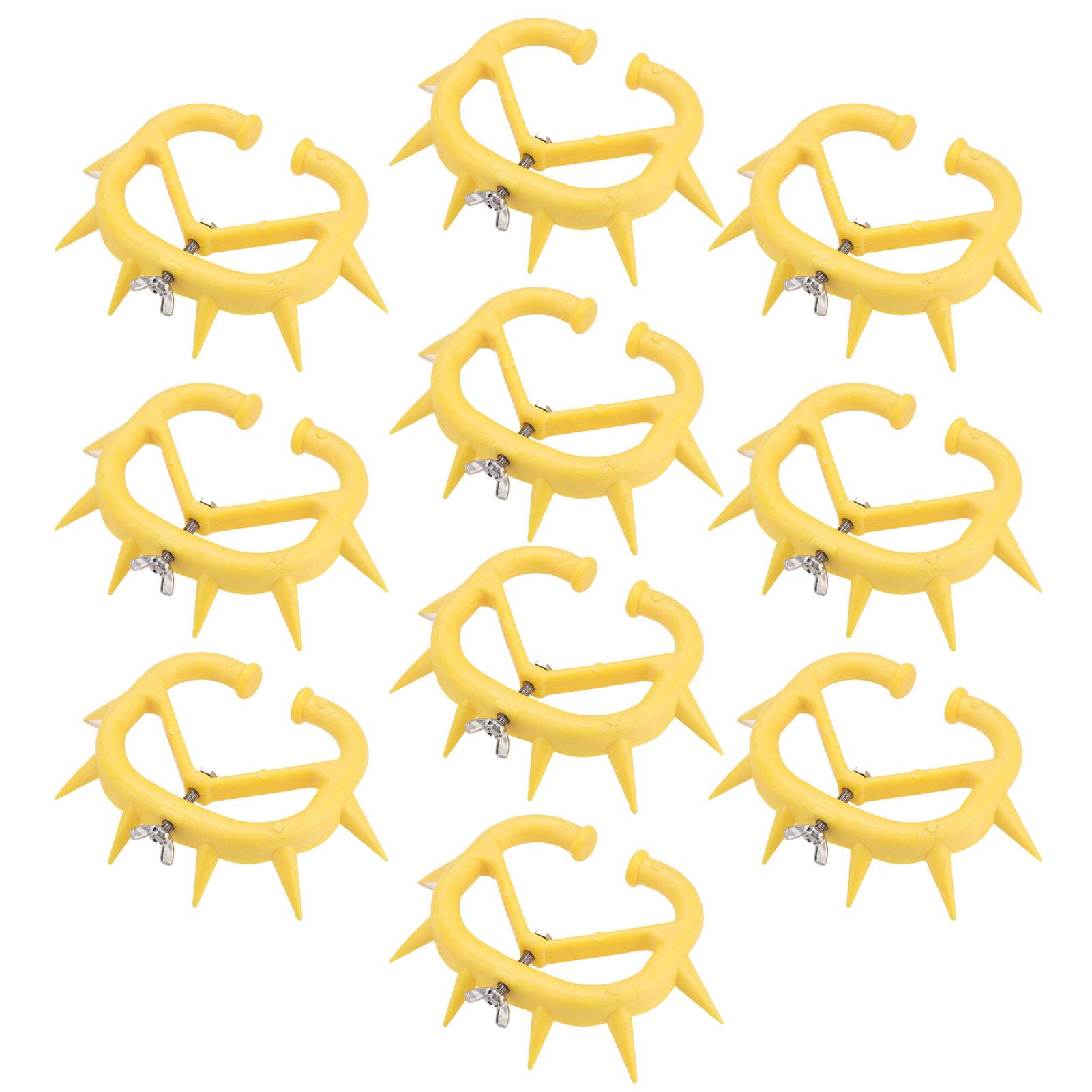 

10pcs CalF weaning Nose Rings Plastic Weaning Spiked Ring Preventing Suckling