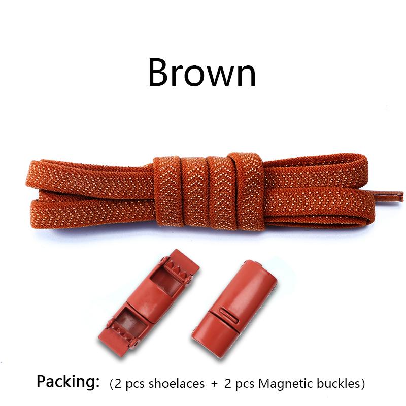 No Tie Shoelaces Magnetic Shoe Laces Clip Without Ties Shoelace Flat Elastic Laces for Sneakers Rubber Laces Stretch Shoestrings