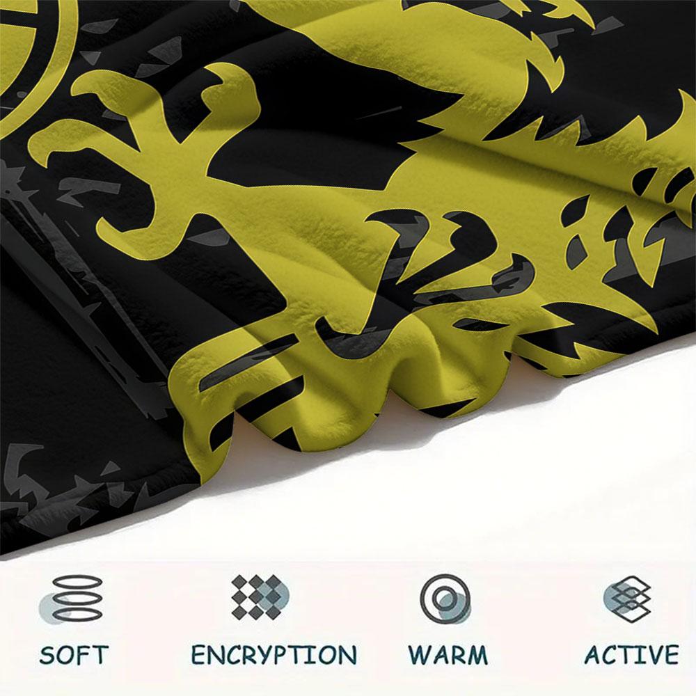 1PC Club America Patterned Flannel Blanket Suitable For All Seasons for Home Decor Warmth and Comfort Gifts Holiday Present
