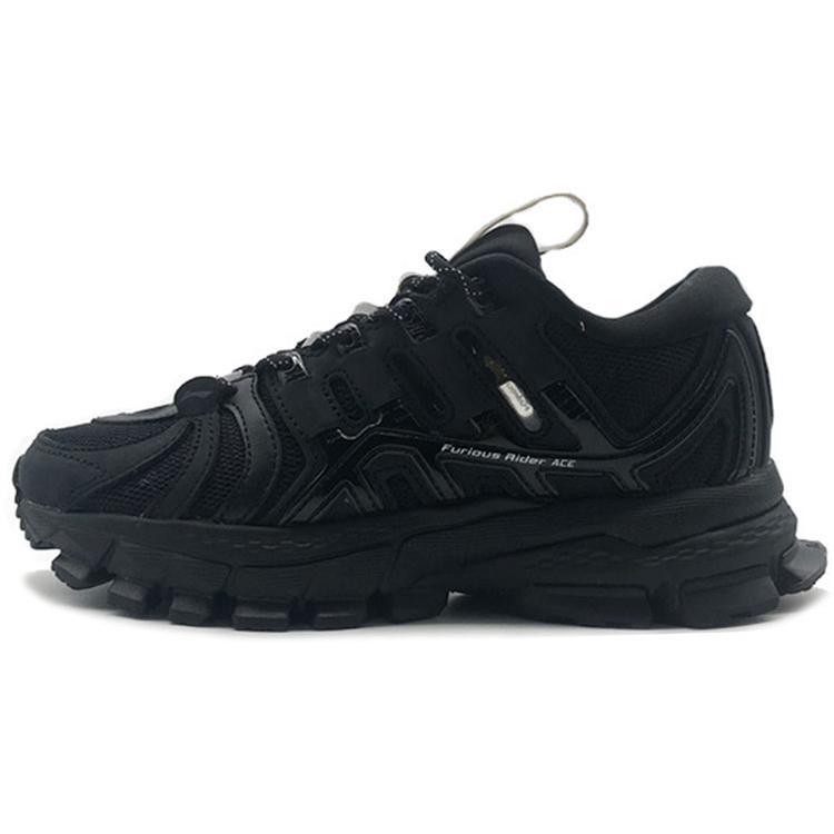 New LiNing Cushioned Slip Resistant Low Top Running Shoes Men's Black ARZP007-5