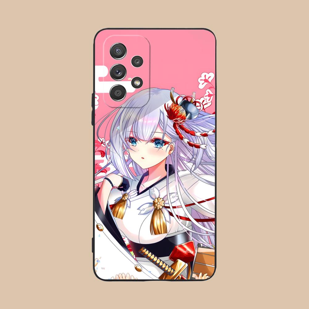 Azur Lane Shoukaku Phone Case for Samsung Galaxy M55 54 42 35 34 33 32 23 22 15 14 13 12 F55 5G Soft TPU Shockproof Cover