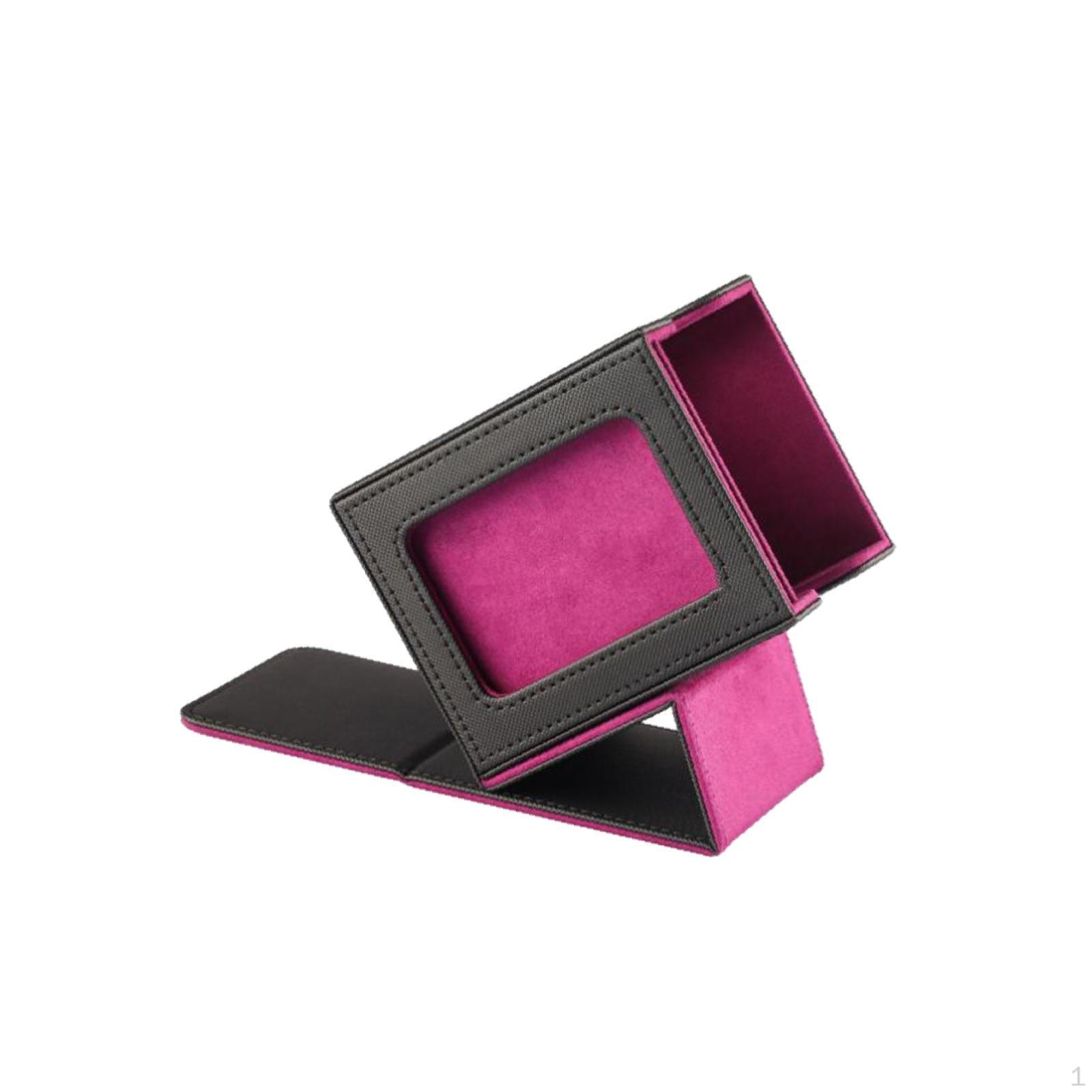 Коробка-органайзер для колоды карт прочная для хранения карт в протекторах фиолетовый 1590₽