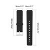 Anti-scratch Silicone Band-Strap Compatible for Mibro GS Smartwatch Bracelet Comfortable Wristband Sport Belt Waterproof