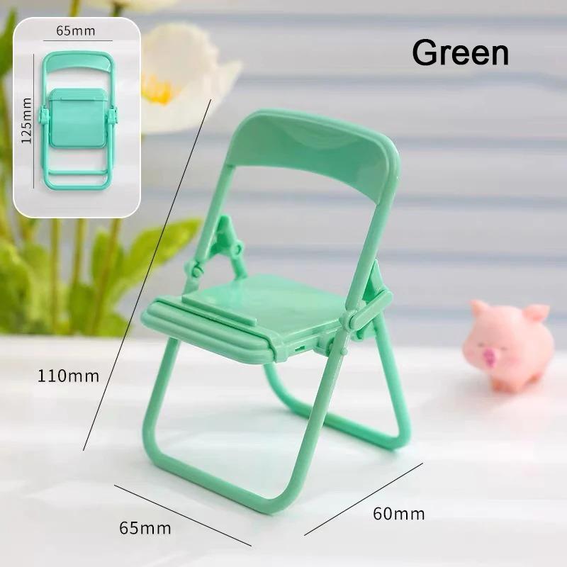 Universal Cute Sweet Creative Desktop Mini Chair Stand Can Be Used As Decorative Ornaments Foldable Lazy Drama Cell Phone Holder