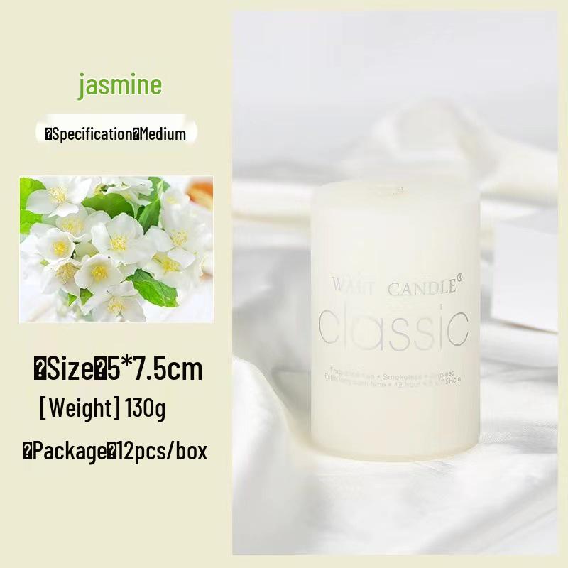 Colorful Cylindrical Scented Candles - Smokeless for Emergency, Weddings, Birthdays, and Church or Hotel Décor