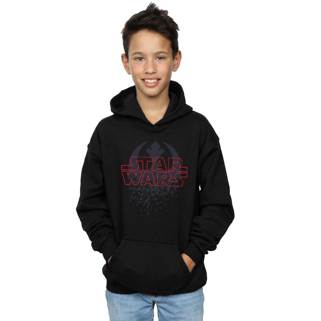 STAR WARS Jungen The Last Jedi Zerschmettertes Emblem Hoodie