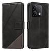 For Xiaomi Redmi Note 13 5G Case Geometric Line Leather Wallet Phone Cover