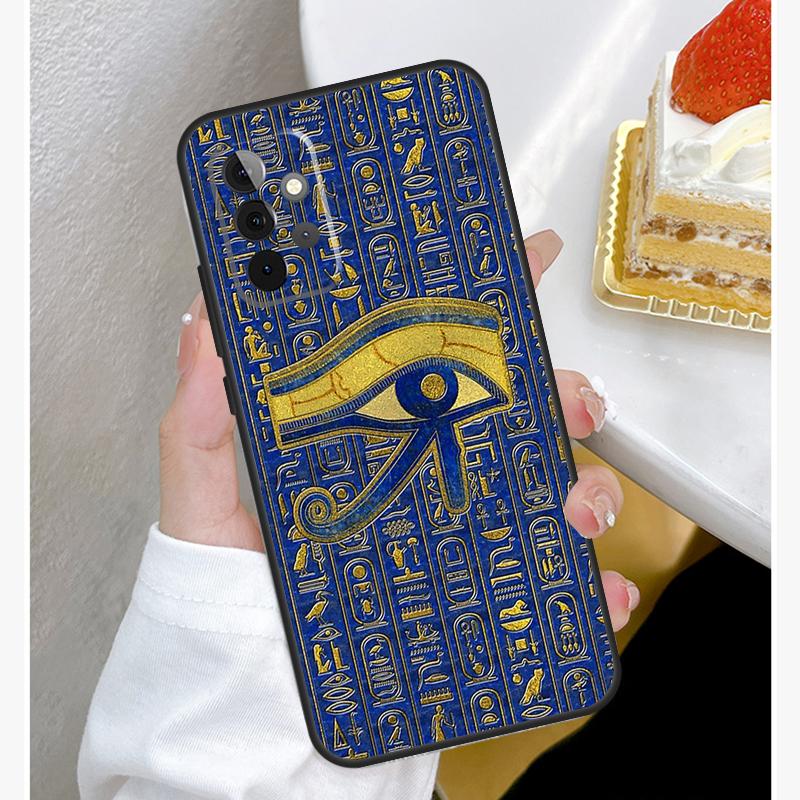 Sacred Eye of Horus Egypt Fresco Case For Samsung Galaxy A53 A33 A23 A13 A15 A25 A35 A55 A54 A34 A14 A51 A12 A32 A52 Cover
