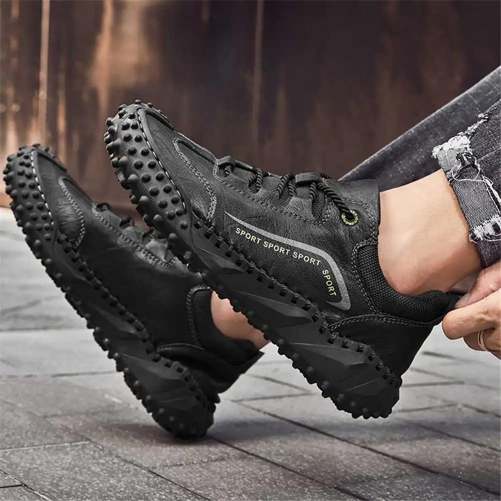 Fashion 39-40 Natural Leather Men's Sneakers 52 Size Loafers Red Man Basketball Skateboarding Shoes Man Sport Baskette Pretty