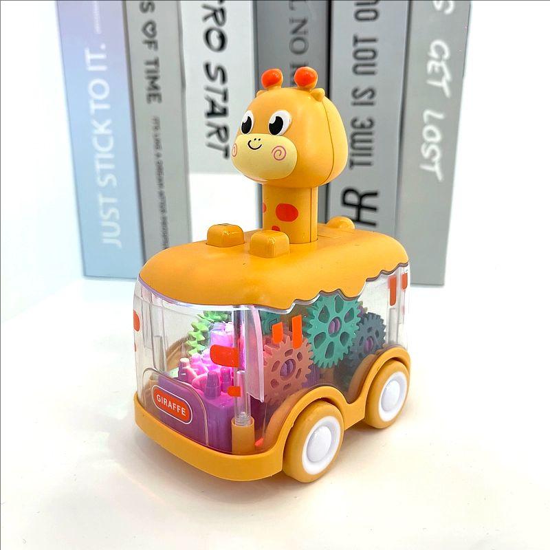 Animal Car Baby Toys for 1 2 Year Old Boy Press and Go Car Luminous Toys Toddler Pull Back Cars for Kids Boys Girl Birthday Gift