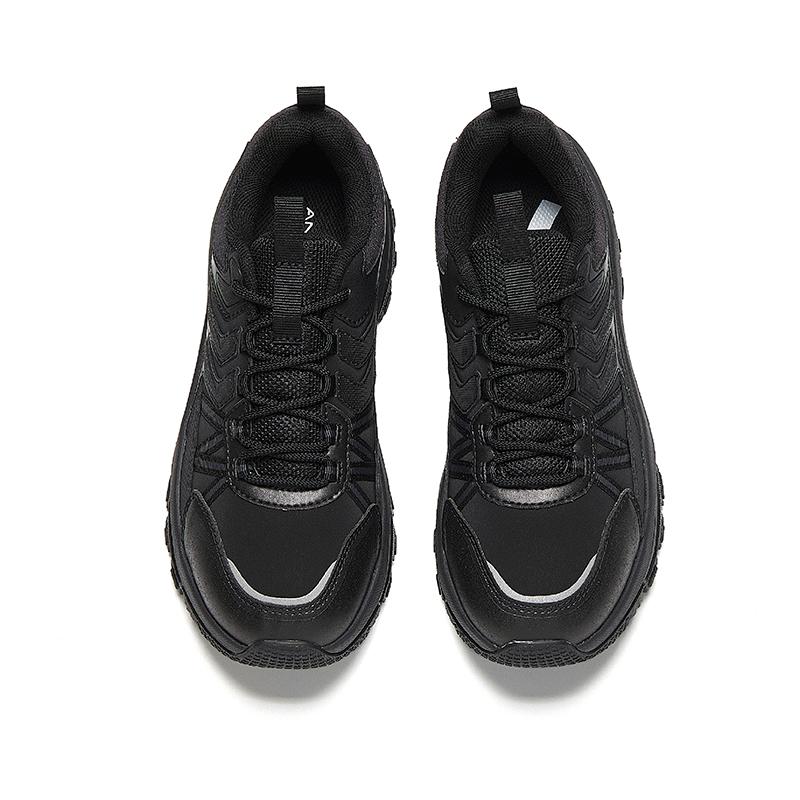 Anta Tanshan Trendy Comfortable Fashion Shock Absorbing Durable Low Top Casual Running Shoes Women sneaker Basic-Black 922545584-3