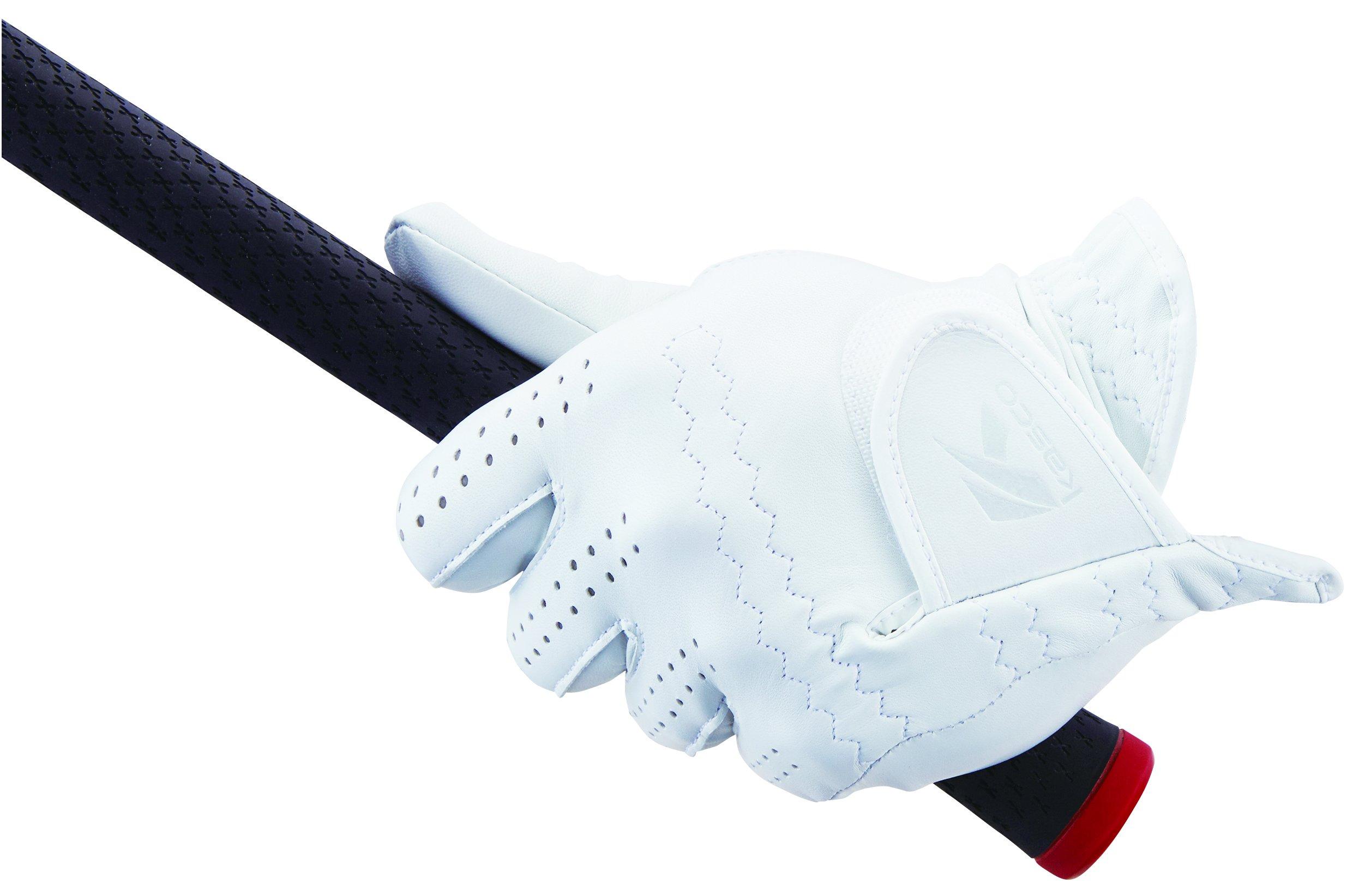 

Kasco SILKY FIT Golf Regular 26cm Gloves, Size, Men s, GF-17251, White, белый