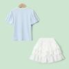 Girls' Summer Casual Skirt Set