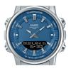 Casio Analogové digitální kombinované hodinky z nerezové oceli modrý ciferník Quartz AMW-880D-2A1V pánské hodinky