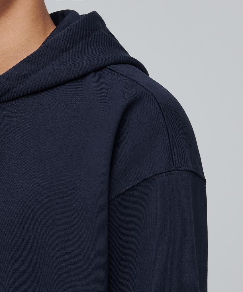Heavyweight Oversized Hooded Sweatshirt [Navy]