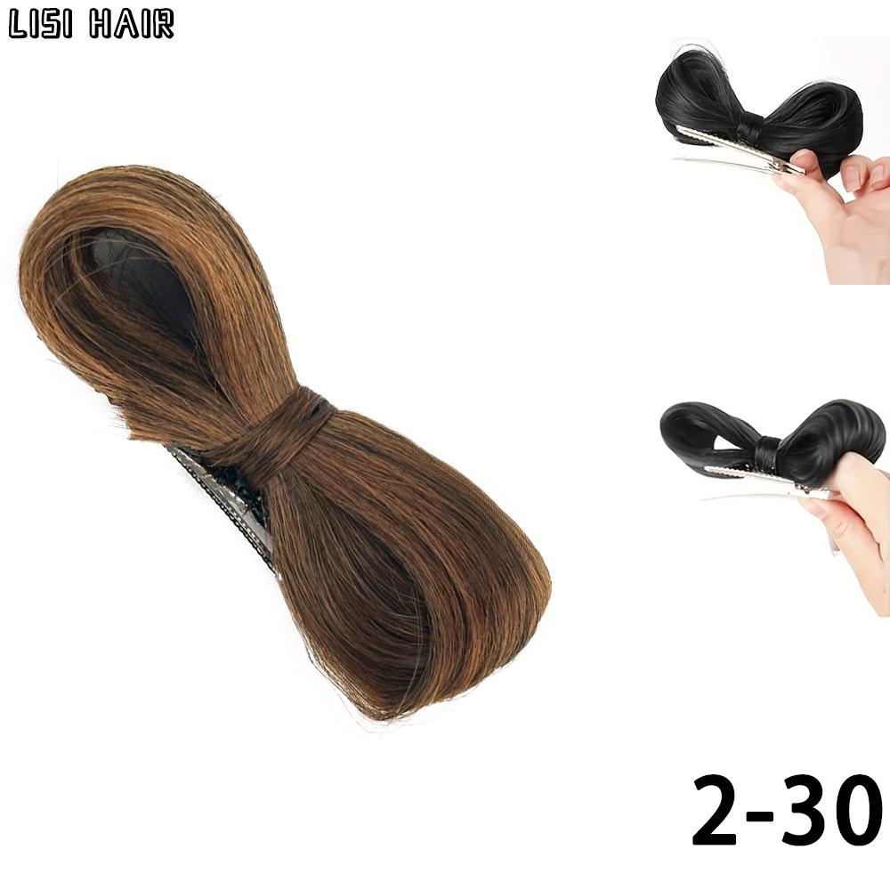 

MISSQUEEN синтетический парик с бантом, булочки, прическа, шиньон, наращивание парика, 1 шт., элегантный парик для женщин, аксессуары для волос для повседневного использования 12cm