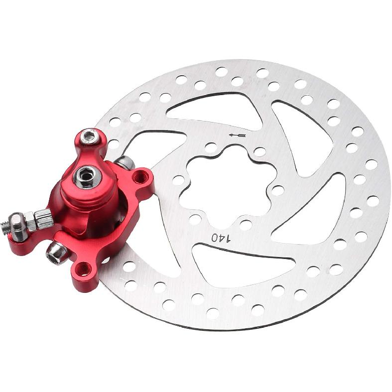 Electric Scooter Brake Rotor Brake Caliper Brake Pad Set Disc Brake Caliper Aluminum Alloy for Small Electric Scooter