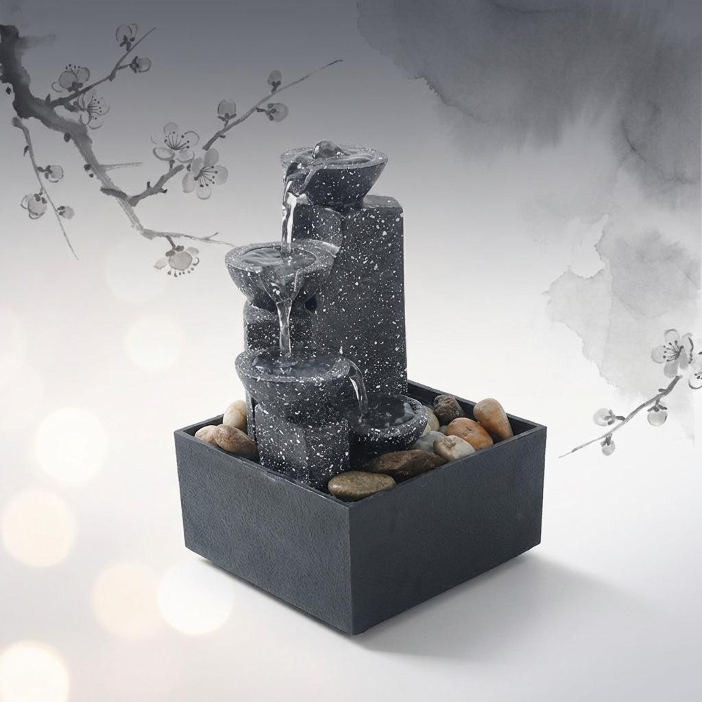 Desktop Water Fountain: Wealth-Attracting Home & Office Decoration