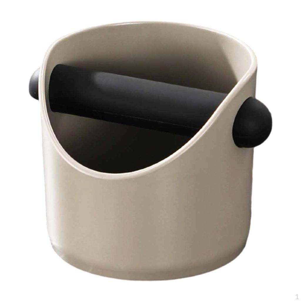 Coffee Knock Box Espresso Grounds Noise Reduction Nonslip Base Organizer Removable Rod