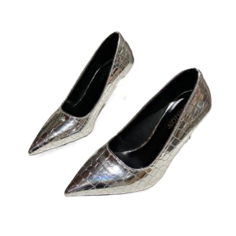 Hot Selling 2025 Summer New Pointed High Heels Women's Sandal Casual Shallow Mouth Shoe Fashion Elegant Ladies Pumps Heels Women