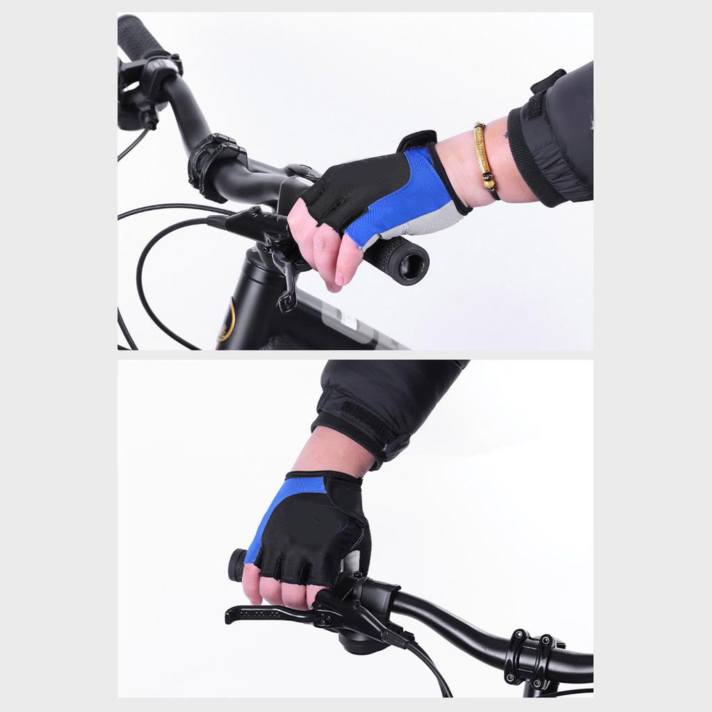 1 Paar Stoßfeste Handschuhe Fahrräder Feldhandschuhe Motorradfahrt Fitnessstudiohandschuhe Geeignet für Radfahren Übung