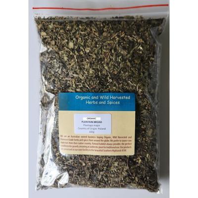 TISANA BIOLOGICA A FOGLIE LARGE PLANTANO 100g Plantago major Psyllium Waybread