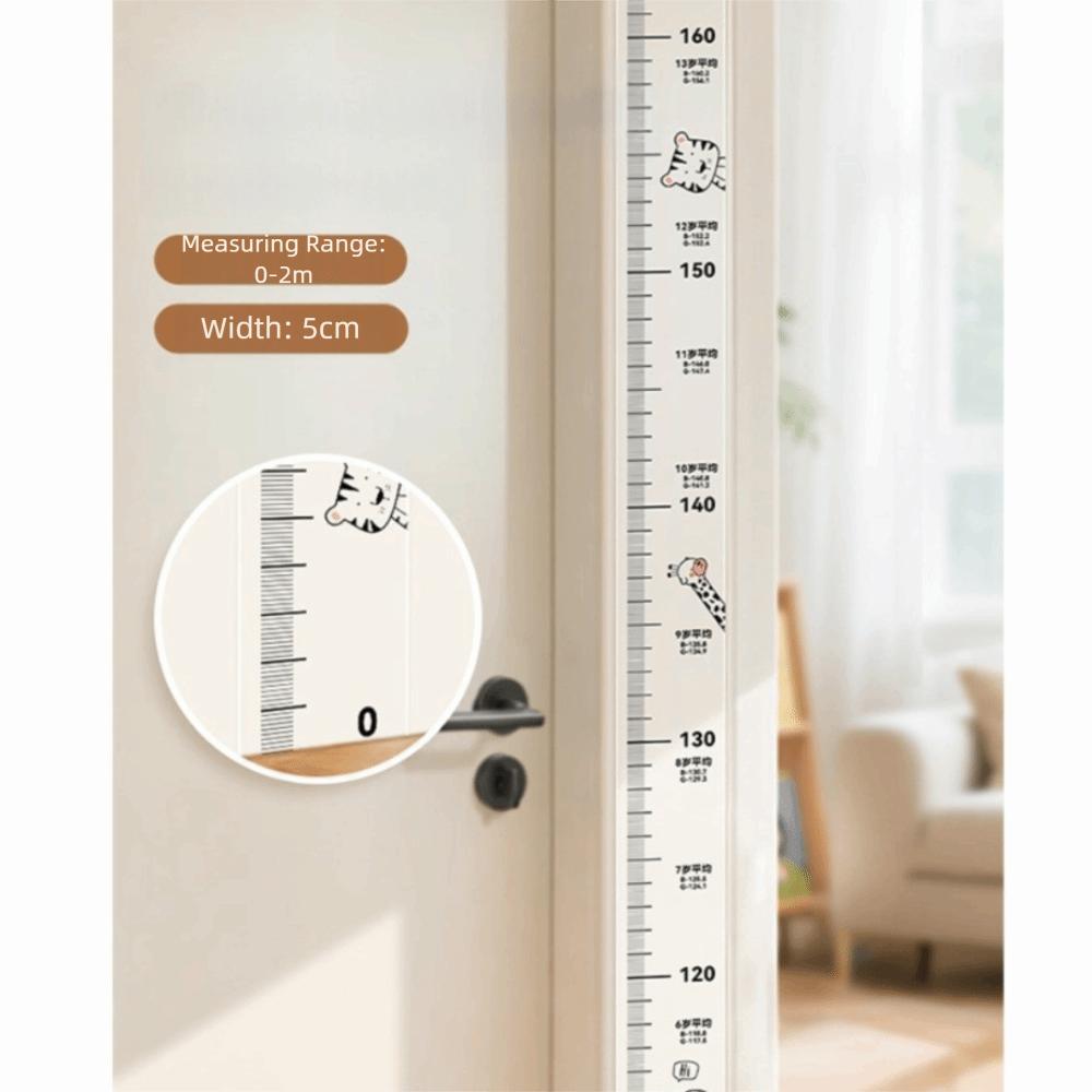 

2M Висота Наліпка для вимірювання висоти Водонепроникна Знімна Діаграма росту дитини Самоклейка Прозора наліпка для діаграми росту