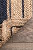 Jute Rug Natural Carpet Rectangle 100% Natural Fiber Area Living Rug Handmade Look