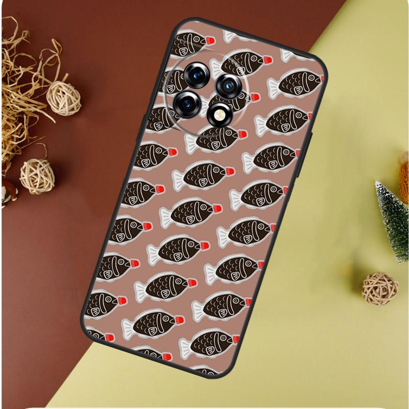 Sushi Soy Fish For OnePlus 13 12 11 12R 13R 9 10 Pro 8T 9RT 10T 10R Nord 4 CE 2 3 Lite N20 N30 Phone Case