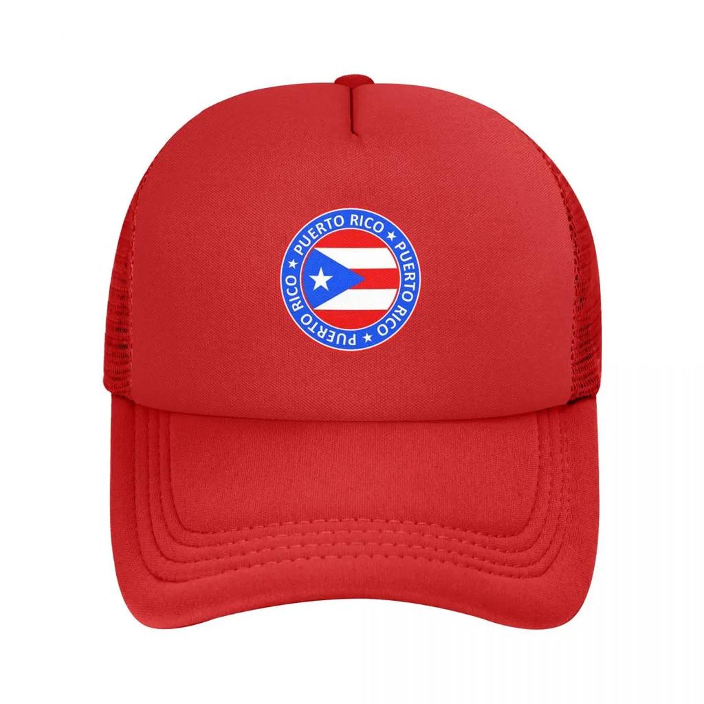 Puerto Rico Mesh Baseball Caps Snapback Fashion Baseball Hats Breathable Casual Casquette Outdoor Unisex