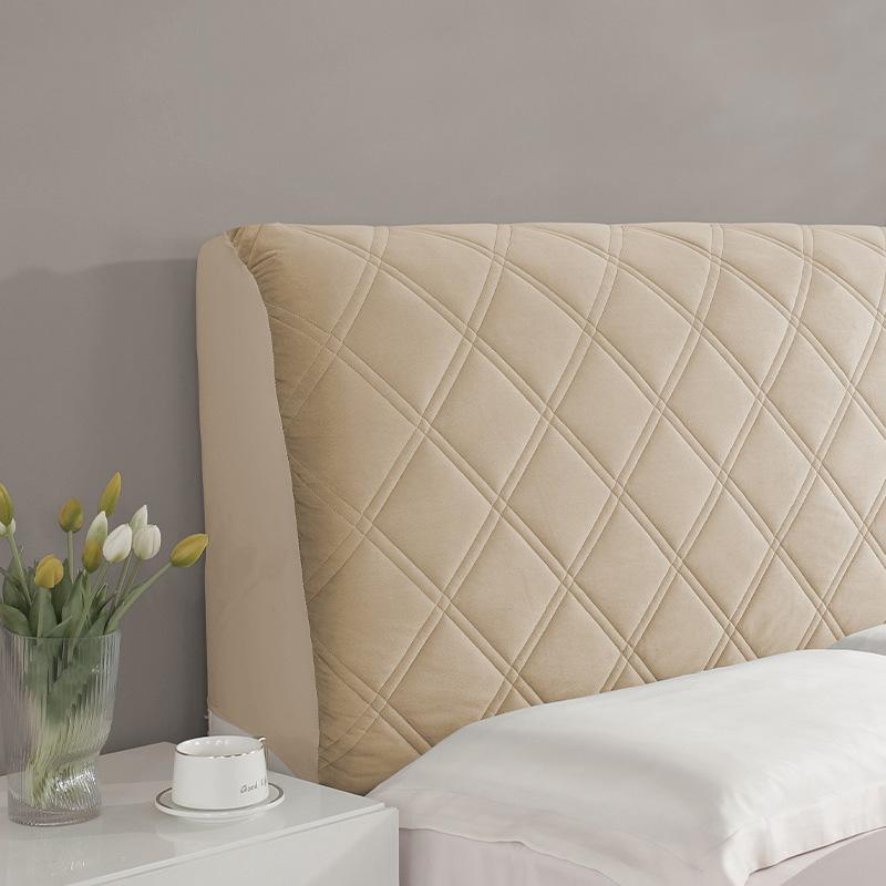 1PC Bedhead Covers Elastic Bed Headboard All-inclusive Diamond Patterned 150cm Backrest Protector Universal Dust Cover Removable 150CM