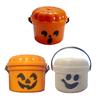 Halloween Pumpkin Bucket Miniature Design Pumpkin Orange Bucket Mini Storage Containers Festive Halloween Decoration